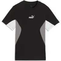 Puma Essentials Block Tee Youth, Clothing, Black, 5-6Y
