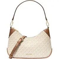 Michael Kors Skuldertaske ecru / cognac