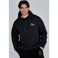 SikSilk Herre Essentials Hættetrøje Sort