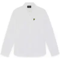 Lyle & Scott Skjorte - Oxford - Hvid - - 12-13 år (152-158) - Skjorte
