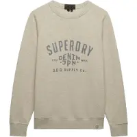 Superdry Superdrytil mænd. M2014474A Grå Merchant Vintage-sweatshirt (S), Casual, Bomuld