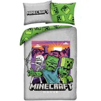 Halantex Minecraft Movie Sengetøjssæt