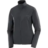 Salomon - Fleece dame - Sntial Lightwarm Hybrid W Deep Black til Unisex - Størrelse M - Sort