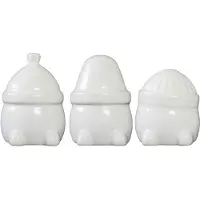 DBKD Hipster Triplets juledekoration 3-pak Shiny white