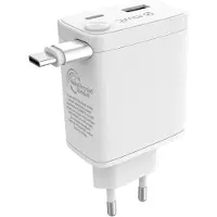 Muvit For Change Udtrækkelig Pd Usb-c Vægoplader 30w