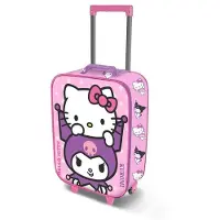 KARACTERMANIA Sanrio Hello Kitty Playful Soft 3d Kuffert Med Hjul
