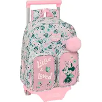 Safta Minnie Mouse Minty 10l 28x34x10 Cm Rygsæk Med Hjul