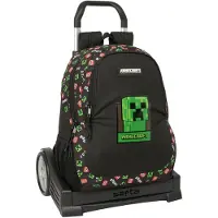 Safta Minecraft 22.5l 32x44x16 Cm Rygsæk Med Hjul