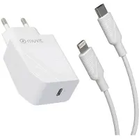 Muvit Usb-c Pd 20w+usb-c Lightning-oplader 1m 2.4a
