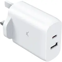 Ksix 45w Pd Pps Usb-a-og Usb-c-vægoplader