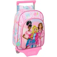 Safta Barbie Painterly Rygsæk Med Hjul