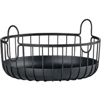 Zone opbevaringskurv 22x8 cm Black Inu 33561