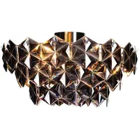 By Rydens Monarque plafond-loftslampe Krom-sort