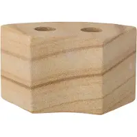 Bloomingville Florida lysestage 14,5x8x7,5 cm Natural sandstone