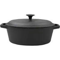 Nordwik støbejernsgryde oval 4 l Sort