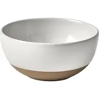 Scandi Living Fossil skål 60 cl Hvid