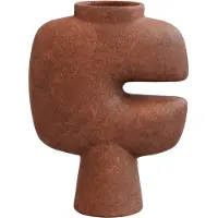 101 Copenhagen Tribal vase medio Terrakotta