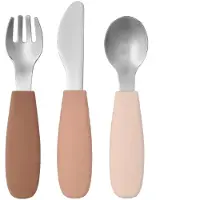 Scandi Living Dine bestiksæt silikone 3 dele Blush