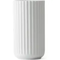 Lyngby Porcelæn Lyngby vase hvid mat 15 cm