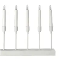 Scandi Living Kindle portabel adventstage 30 cm Hvid