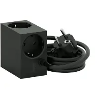 Kord Cuboid stikdåse 2 m Black