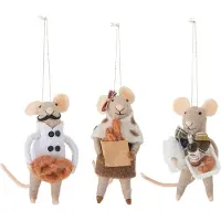 Bloomingville Peo Ornament, Natur, Uld
