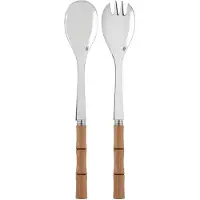 Sabre Paris Bamboo shape salatbestik 2 dele Light wood laminated