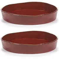 Serax La Mère dyb tallerken M Ø23 cm 2 stk Venetian red