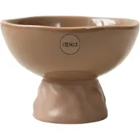 DBKD Base Irregular krukke S Ø12 cm Nougat