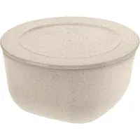 Koziol Connect skål/skål med låg 2 L biocirk termoplast Nature desert sand