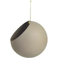 AYTM GLOBE hængende krukke Ø21 cm h32 cm Taupe