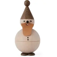 OYOY Santa Claus træfigur Bøg/Eg/Læder
