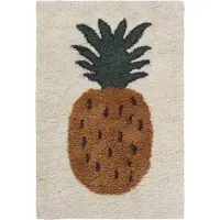 Ferm Living Gulvtæppe - Fruiticana - 80x120 - Ananas - - OneSize - Tæppe