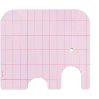 Muurla Elephant Chop & Serve skærebræt M Pink