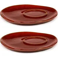 Serax La Mère fad til espressokop Ø11 cm 2 stk Venetian red