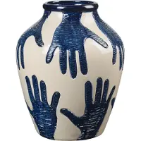 Broste Copenhagen Mime vase 40 cm Intense blue-rainy day