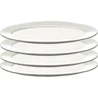 Serax Silhouette oval tallerken S 10x18,5 cm 4 stk White