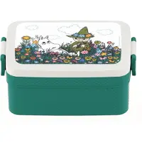 Muumi Mumi Eng lunchboks 12×18,5 cm Grøn