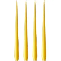 Ester & Erik lys Lakeret 4-pak Lemon drop 15-0, 32 cm