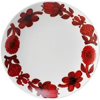 Gustavsberg Porslinsfabrik Röd Aster tallerken Ø 22 cm