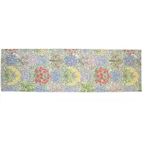 Almedahls Botanic Garden løber 45x150 cm Multi-Blå