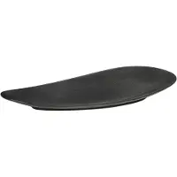 Broste Copenhagen Limfjord tallerken 16x32 cm Soft grey