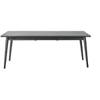 NJRD VIOR spisebord 90x200 cm Sortlakeret eg