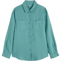 Seasalt Cornwall Bluse 'Hazel Branch' cyanblå