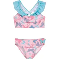 Playshoes Bikini 'Schmetterlinge' blå / himmelblå / lyserød / hindbær