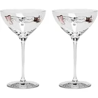Kosta Boda You and me together champagne coupe 32 cl 2-pak Clear/Multi