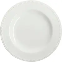 Scandi Living Dots serveringsfad 32 cm Cremehvid