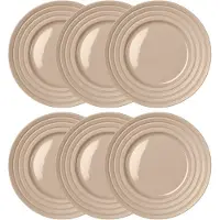 NJRD Lines tallerken Ø27 cm 6 stk. beige
