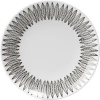 Gustavsberg Porslinsfabrik Sort Salix tallerken Ø 28 cm