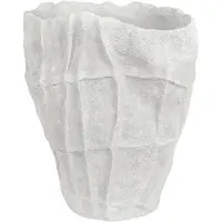 Mette Ditmer Art piece artistic vase 33,5 cm Off-white